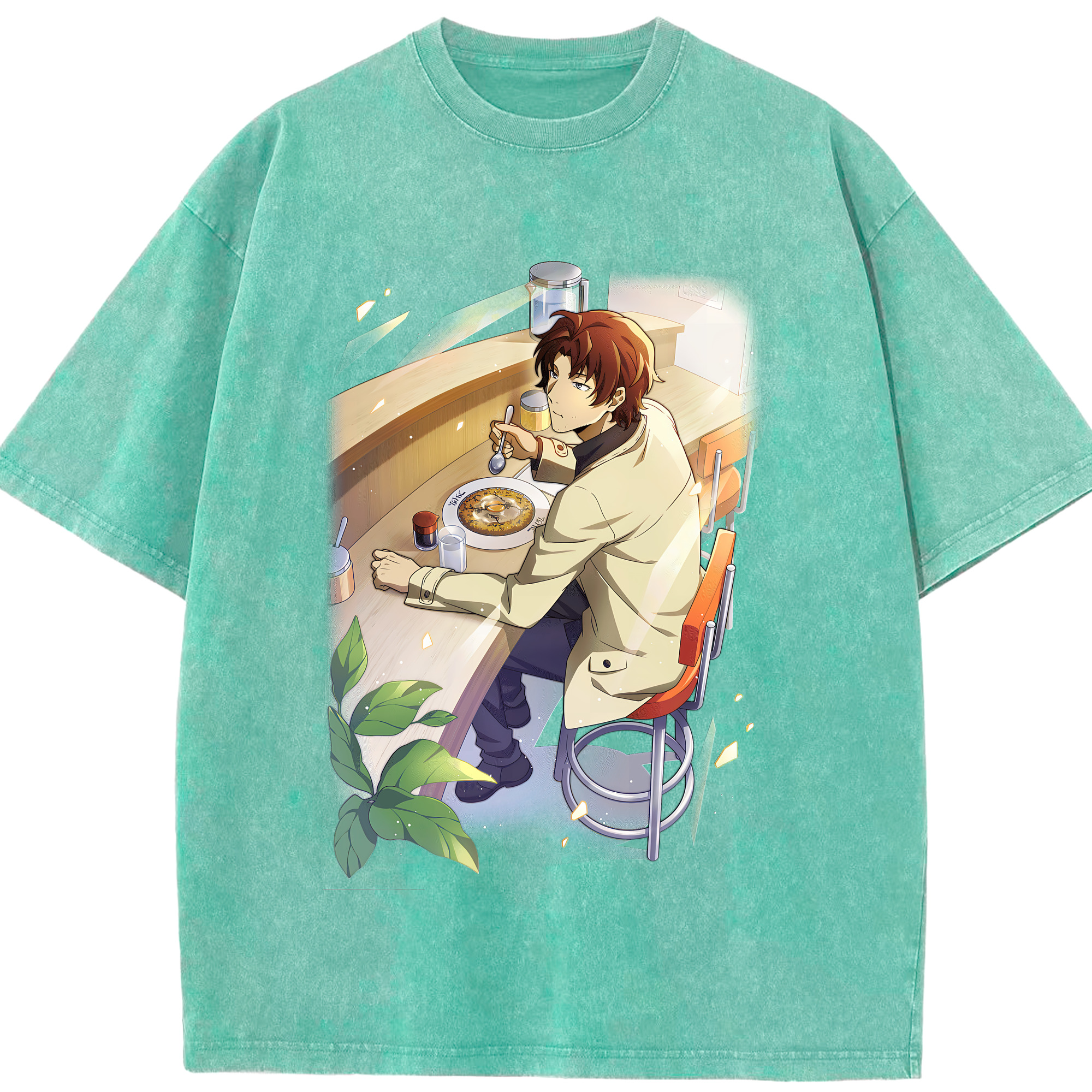 （画像用） 文豪ストレイドッグス Bungo Stray Dogs 綿100% ヴィンテージ風 半袖Tシャツ（フロントプリント）